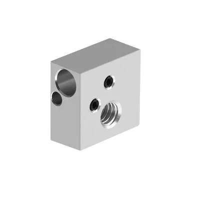 3D Yazıcı 20x20x10mm MK8 Isıtıcı Blok - Metal Sensör Uyumlu