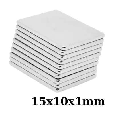 15x10x1mm Neodyum Güçlü Mıknatıs - Neodim Magnet