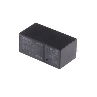 12V 16A Omron Röle (8 PİN ) - G2RL-1-E - Siyah