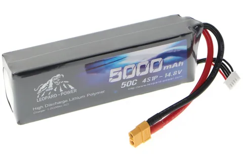 4s 5000mah 50C Lipo Batarya 14.8V Pil