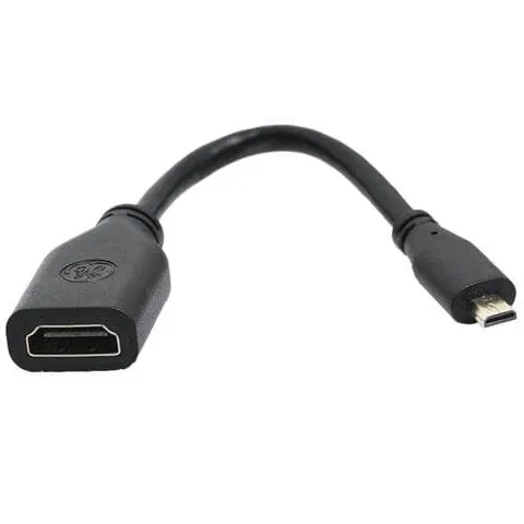 4K Uyumlu Odseven Mikro HDMI Dönüştürücü Adaptör ( Micro HDMI Male to HDMI Female)