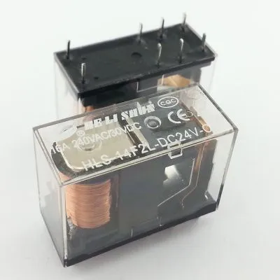 24 V 16 A Tek Kontak Röle - HLS-14F2L-DC24V-C