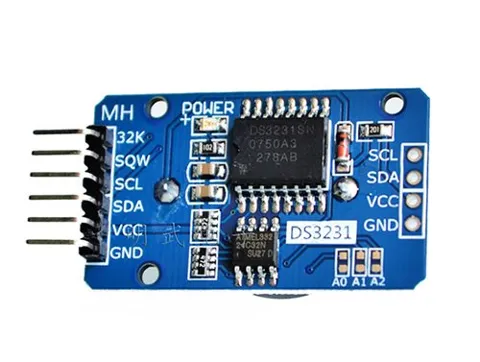 DS3231 AT24C32  Arduino Gerçek Zamanlı Saat Modülü