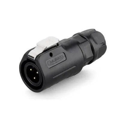 LP-12-C03PE-02-001 3-Pin Su Geçirmez Konnektör - Erkek