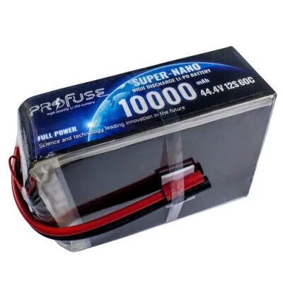 Profuse 12S 44.4V Lipo (Li-Po) Lityum Polimer Batarya - 10000mAh, 60C
