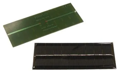 4.5V 250mA Fotovoltaik Güneş Pili (Solar Panel - Solarcell) - 136x55mm