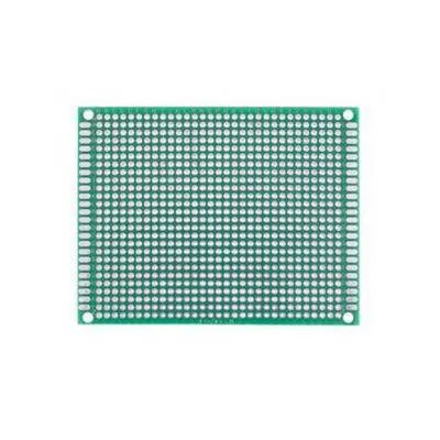 6x8cm Çift Yüzlü Delikli Pertinaks - Prototip PCB