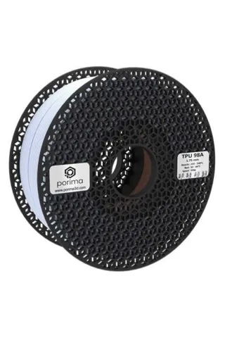 Porima 3D 1.75mm TPU 98A® Filament - Beyaz