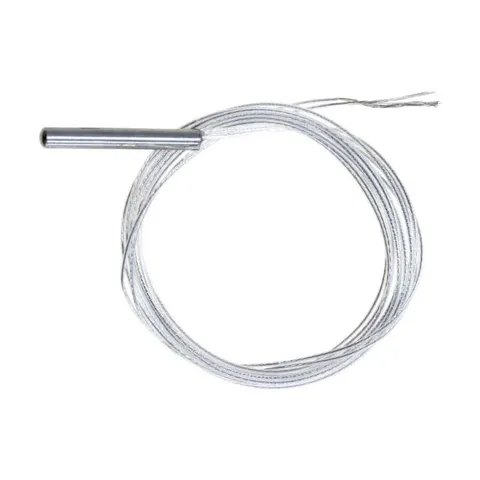 PT100 Platinum Dirençli Sıcaklık Sensörü - Sıcaklık Probu - 1 Metre Kablolu