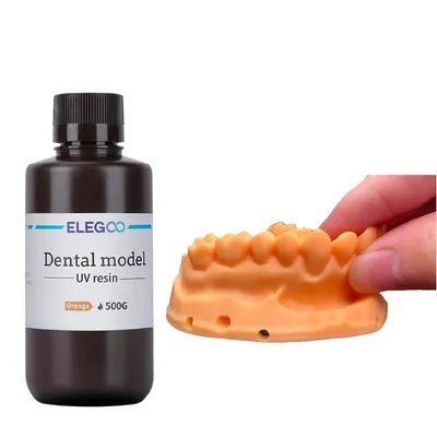 ELEGOO Dental Model UV Reçine -  ORANGE, 0.5kg