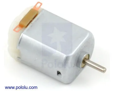 Pololu Fırçalı DC Motor, 130-Size, 6V,  11500rpm, 800mA Stall PL-1117