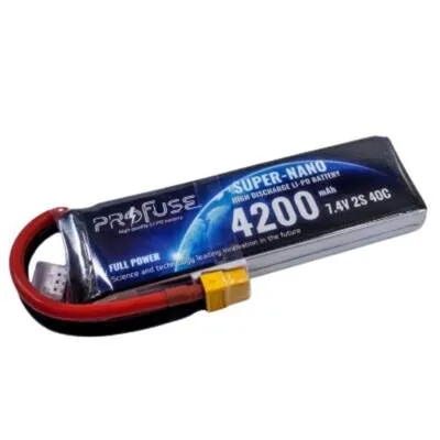 7.4V 2S 4200mAh Lipo Batarya - 40C