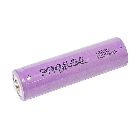 18650 3.7 V 1200 mAh Li-ion Şarjlı Pil - Kutup Başlı