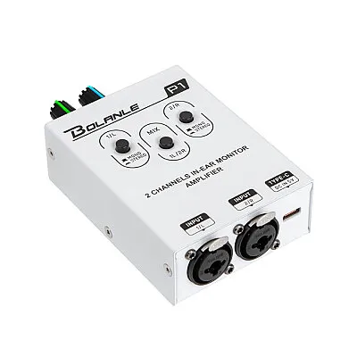 P1 Çift Kanallı Stereo/Mono Taşınabilir Kulaklık Amplifikatörü ve IEM Mikseri