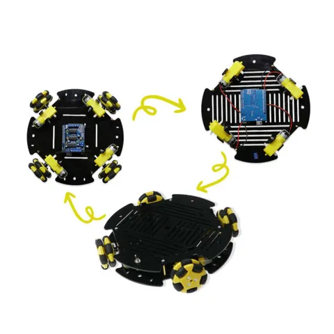 REX Discovery Serisi Cruise Omni Tekerlekli Robot Platformu (Elektronikli)