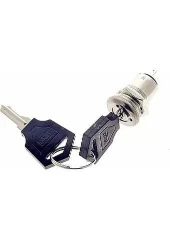 12mm Kilit Anahtarı 2 Position ON-OFF