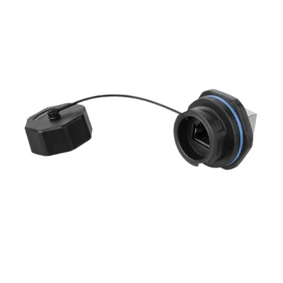 YT-RJ45-JSX-04-002 Su Geçirmez Ethernet Konnektörü - Dişi