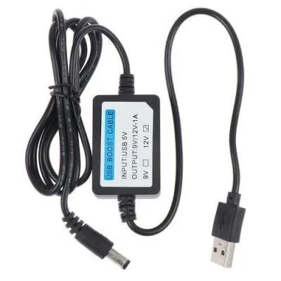 12V 1A Voltaj Yükseltici Booster 1m