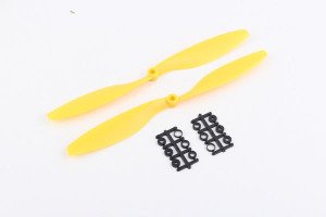 1045 Pervane Plastik Sarı - cw -ccw